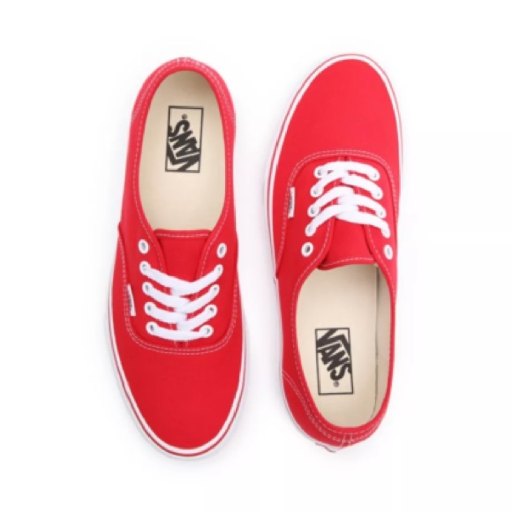 Vans Authentic Size 13 Red Sneakers BNIB